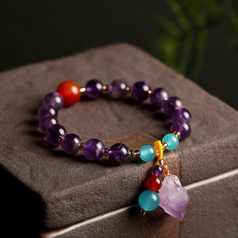 Sukhazen Lavender Amethyst Protection Bracelet