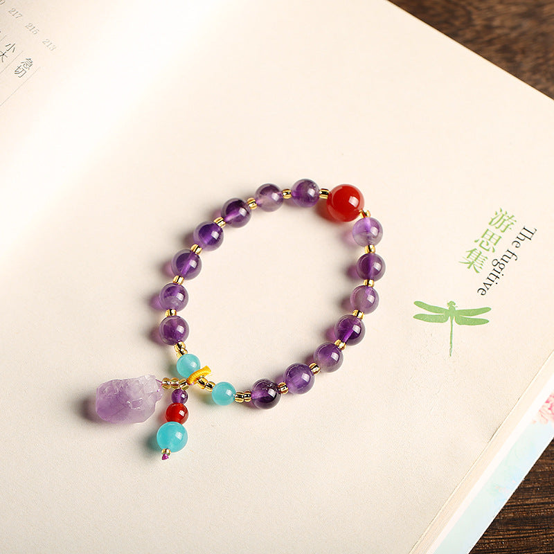 Sukhazen Lavender Amethyst Protection Bracelet