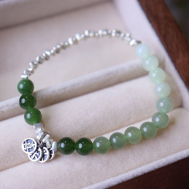 Sukhazen Hetian Jade Serenity Energy Bracelet