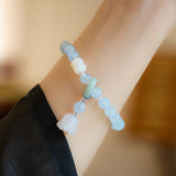 SukhaZen Columbia Blue Crystal Bracelet