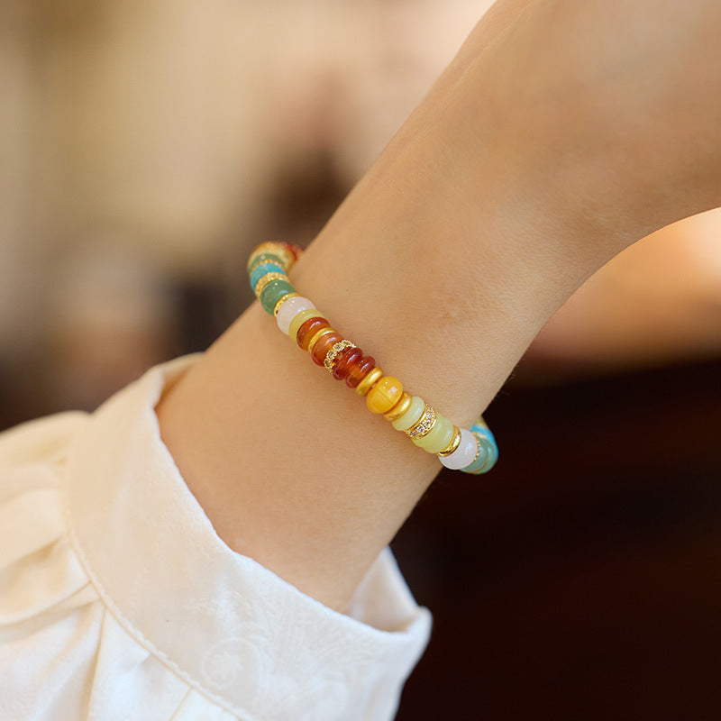 SukhaZen Dopamine Rainbow Bracelet