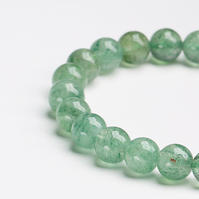 SukhaZen Green Strawberry Quartz Bracelet Bracelet