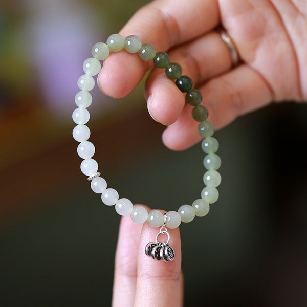 Sukhazen Hetian Jade Serenity Energy Bracelet