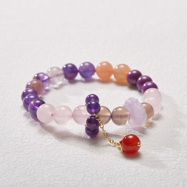 Sukhazen Purple Fortune Flame Bracelet(JiuZiLiHuo)