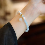 SukhaZen Columbia Blue Crystal Bracelet