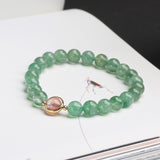 SukhaZen Green Strawberry Quartz Bracelet Bracelet